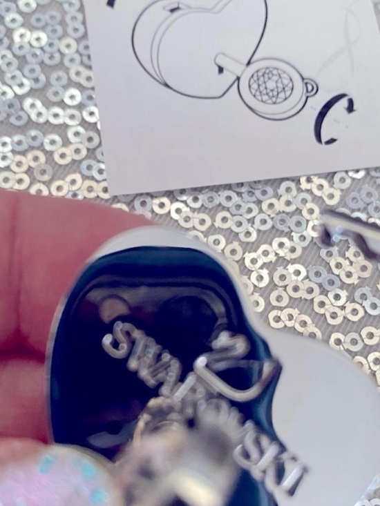 Swarovski Heart Lock Key Set, a decorative accessory with working lock - Picture 4 of 5